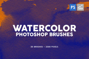 30 Watercolor Photoshop Stamp Brushes 2 Review