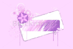 Banner Painted Pink Paint: Vibrant Illustrations