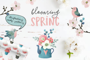 Blooming Spring Illustrations for Local Brands