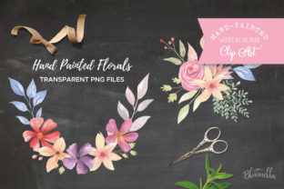 Bouquet Set Embellish Flowers Florals Illustrations