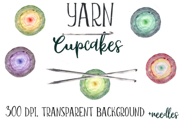 Cupcake Yarn Rolls Illustrations Review
