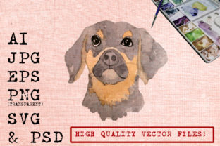 Cute Dachshund Dog Illustrations for Sellers