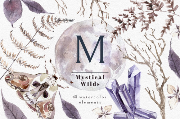 Mystical Wilds Watercolor Set for Crafts