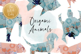 Origami Animals Clipart Set: Playful Illustrations