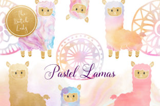 Pastel Lama Alpaca Clipart Set Review
