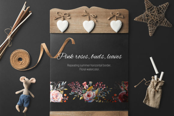 Pink Rose Illustrations for Design