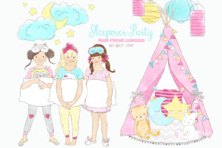 Slumber Sleepover Pajama Party Illustrations Review
