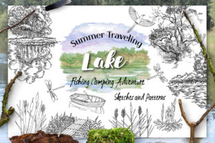 Summer on the Lake Sketches & Illustrations