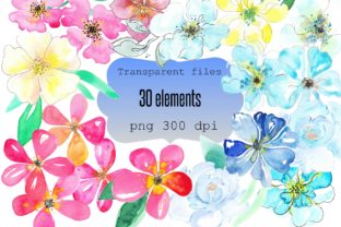 Watercolor Flowers Clip Art Bundle Review