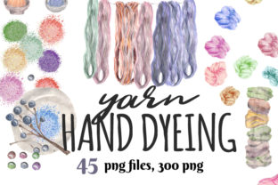 Yarn Dyeing Illustrations for Crafters
